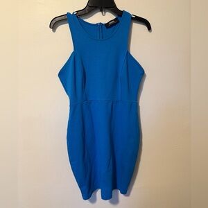 Lulu’s Blue Racerback Cutout Dress EUC Size XL